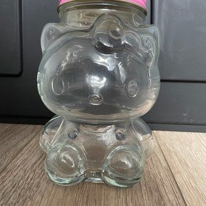 Hello Kitty glass jar